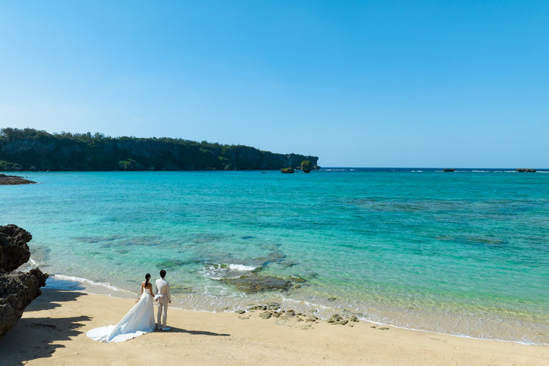 万座ビーチ　ビーチフォトプラン[データ100枚]イメージ